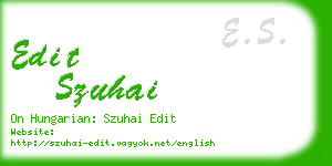 edit szuhai business card